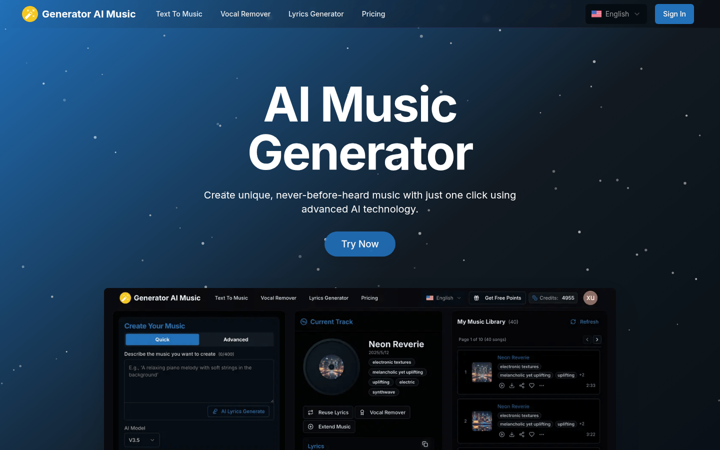 Generator AI Music