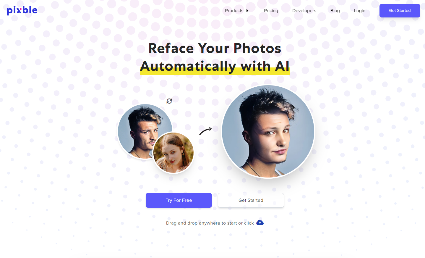 Pixble Face Swapper