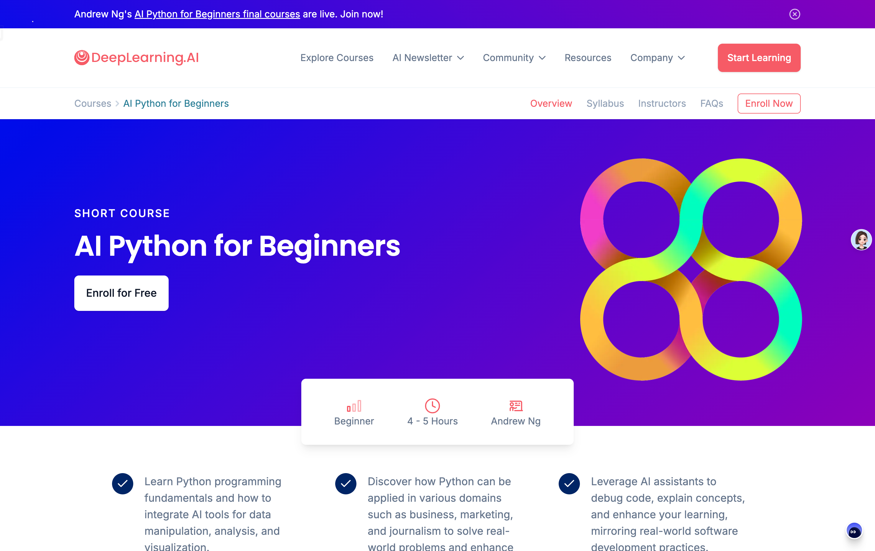 AI Python For Beginners
