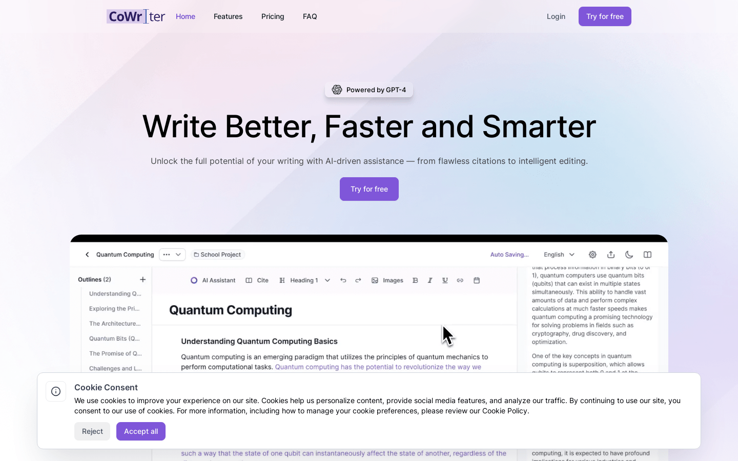 Cowriter AI