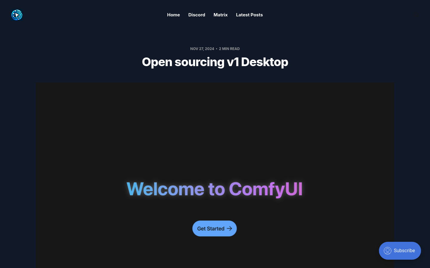 Comfyui Desktop