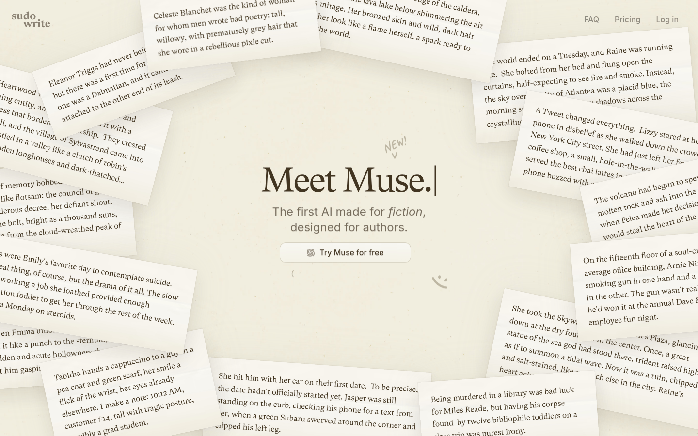Sudowrite Muse