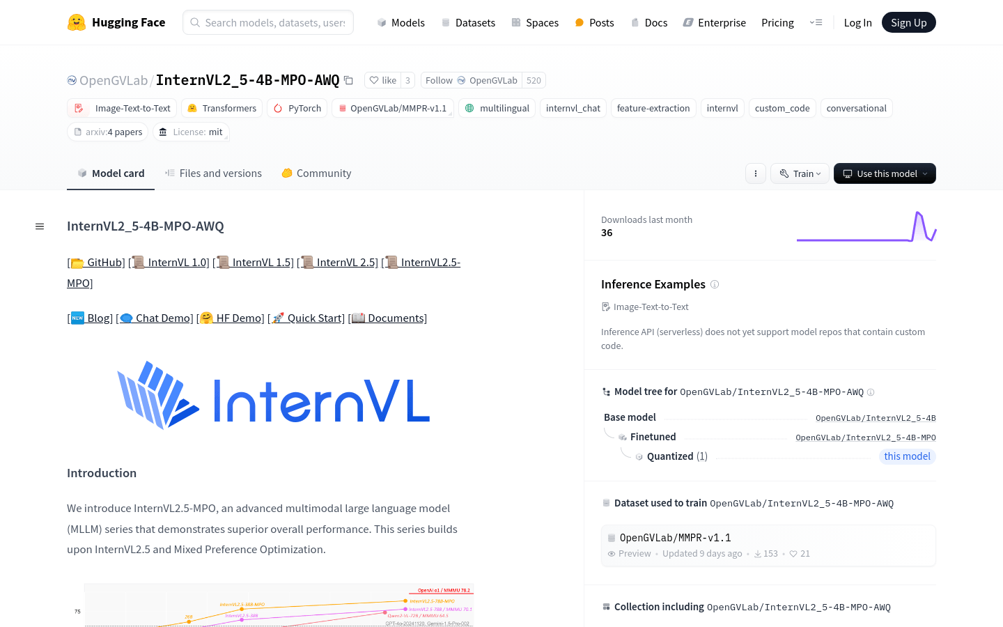 Internvl2 5 4B MPO AWQ