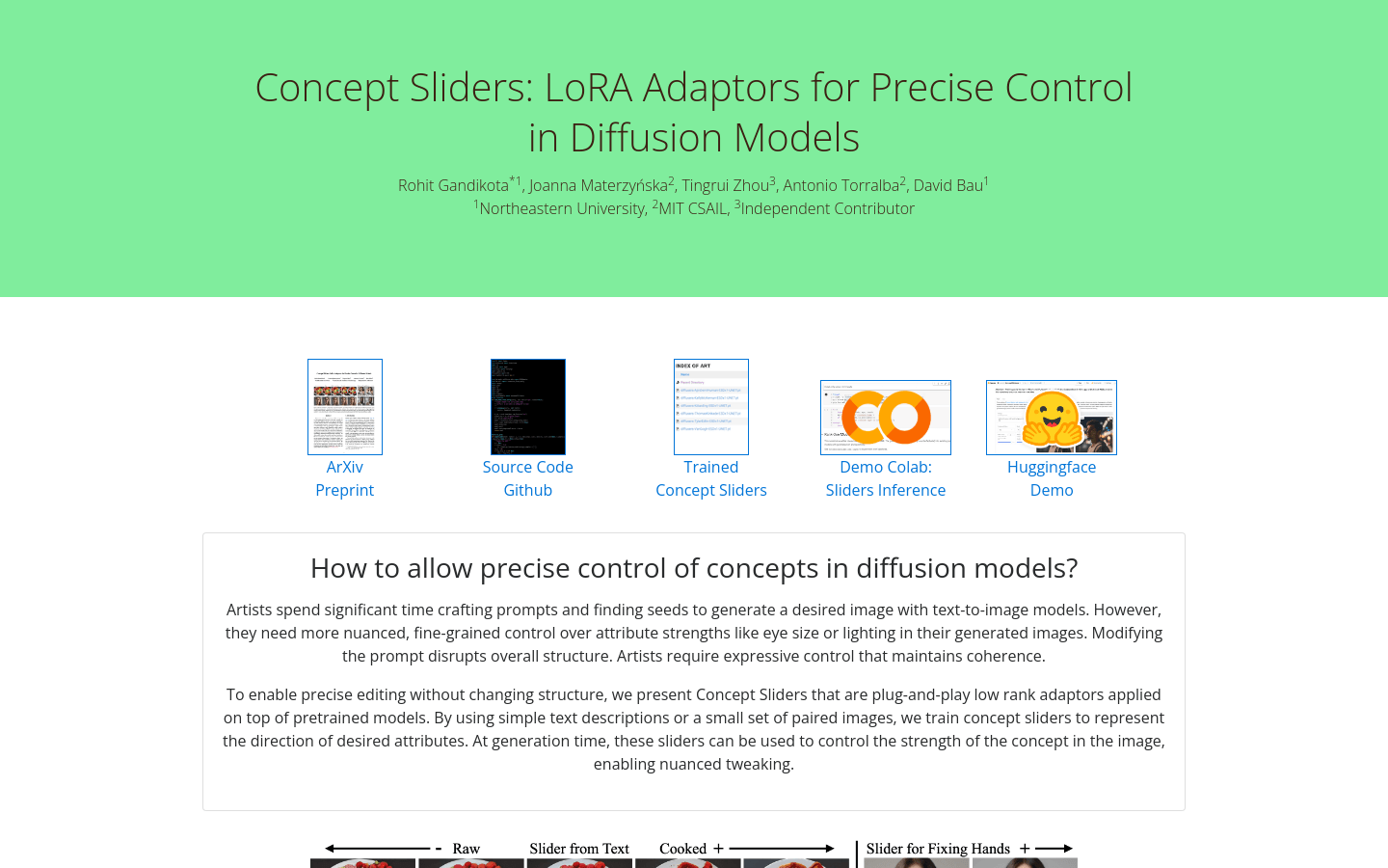 Concept Sliders