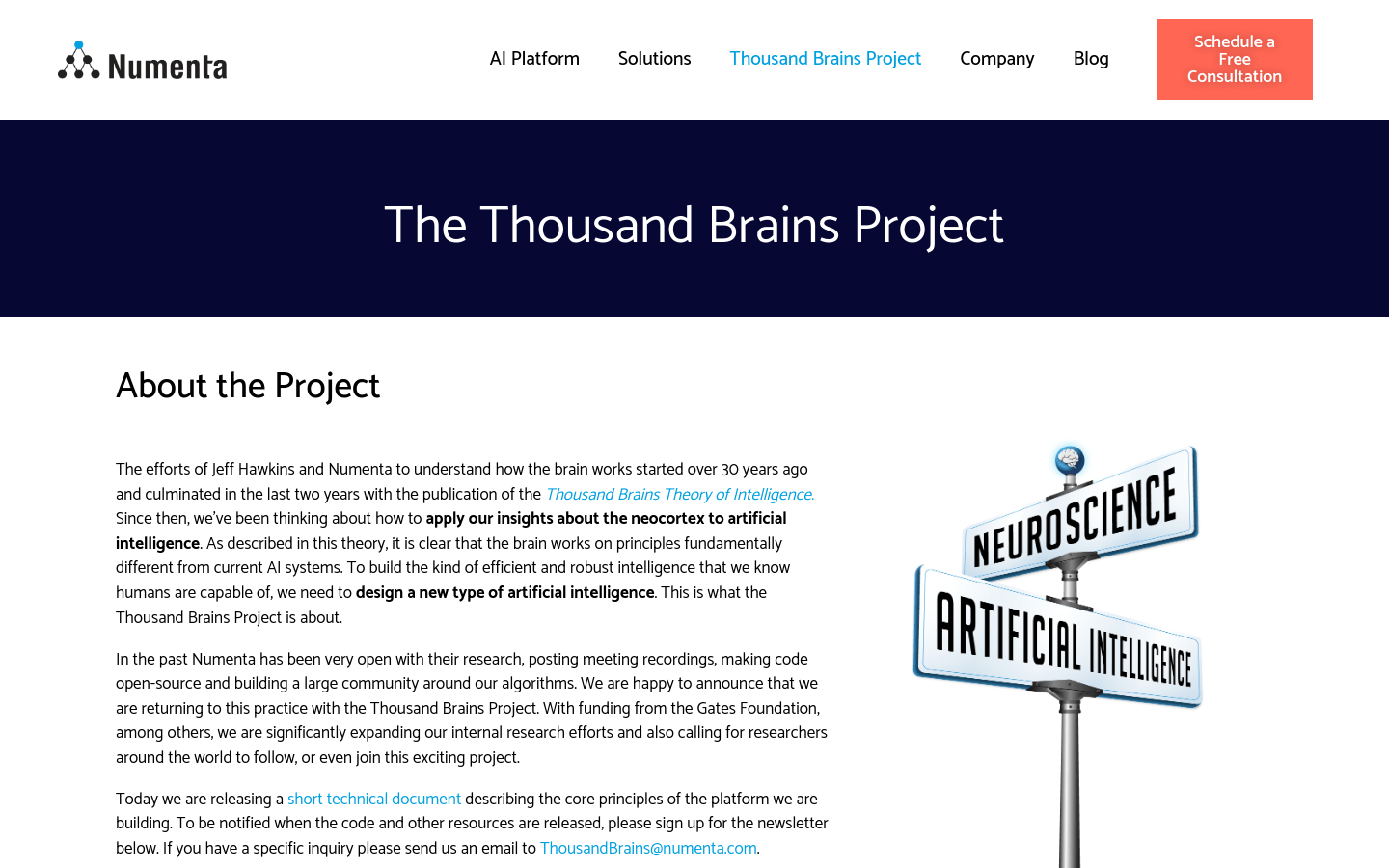 Thousand Brains Project