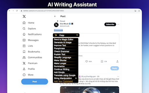 Magictool: AI Writer, Grammar, ChatGPT & More