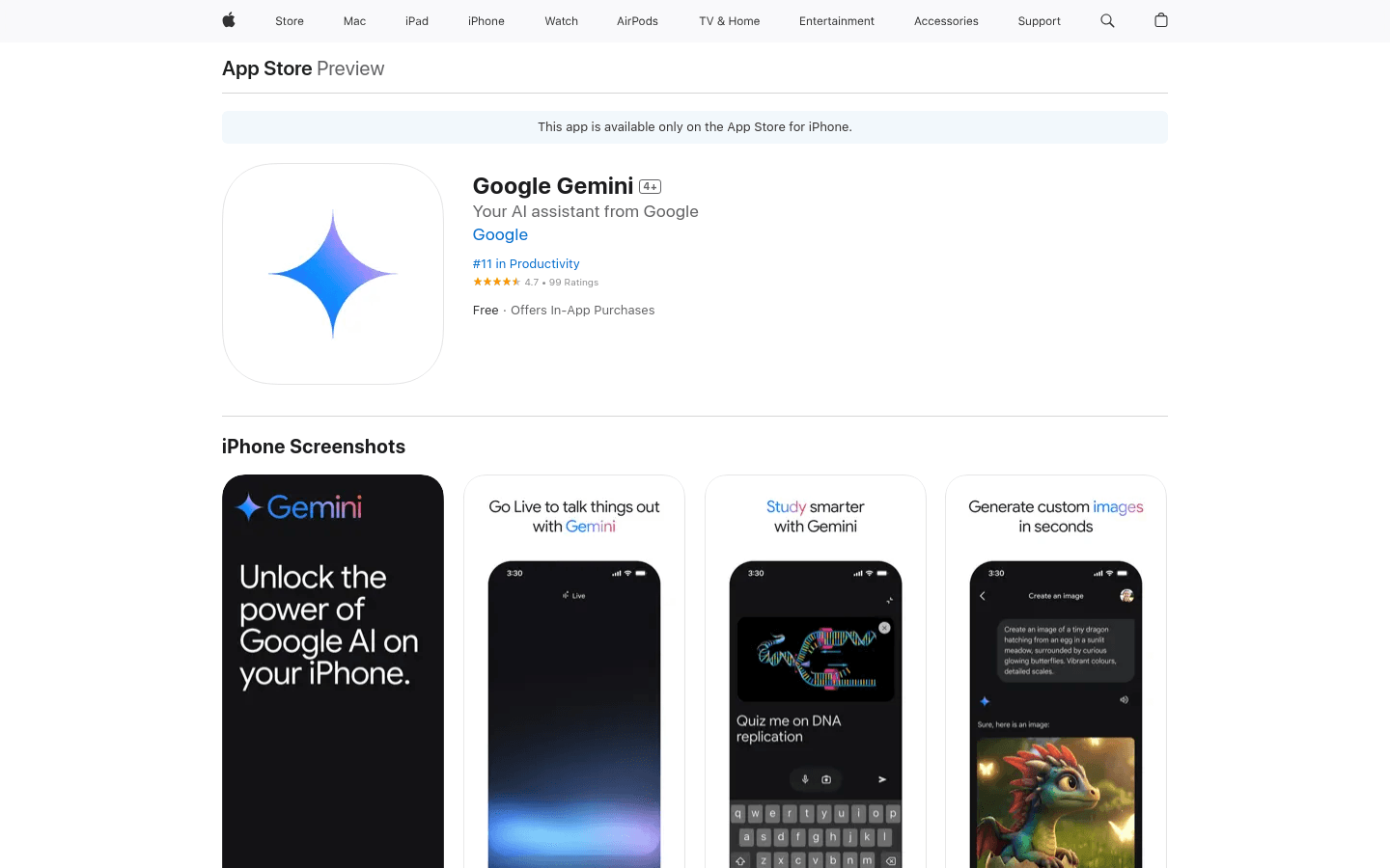 Google Gemini App