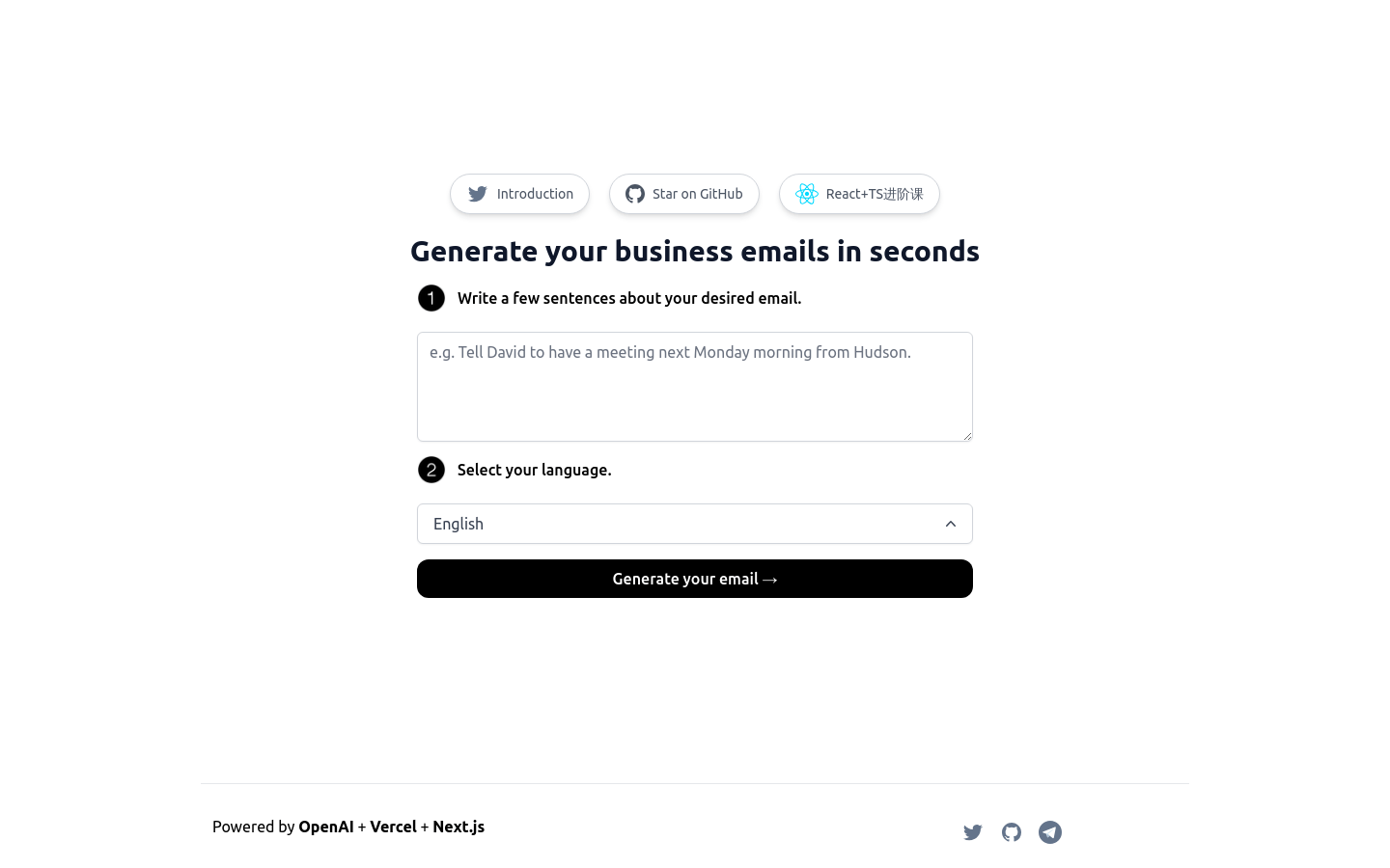 Email Generator