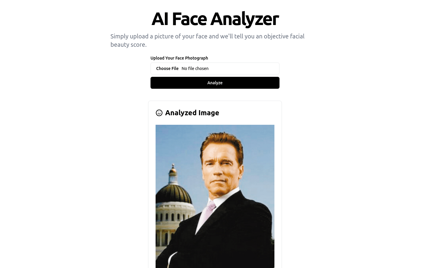 AI Face Analyzer