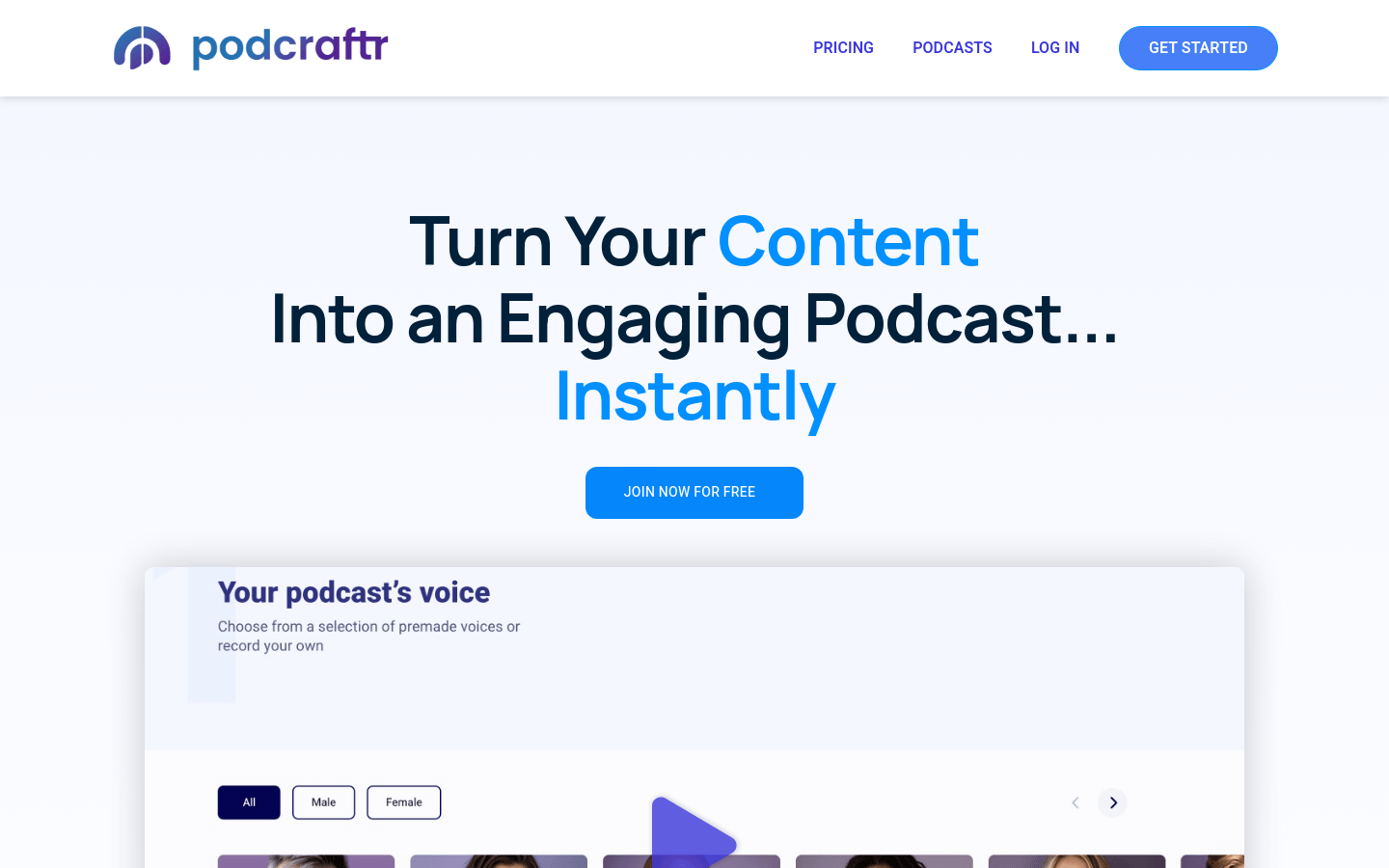 Podcraftr