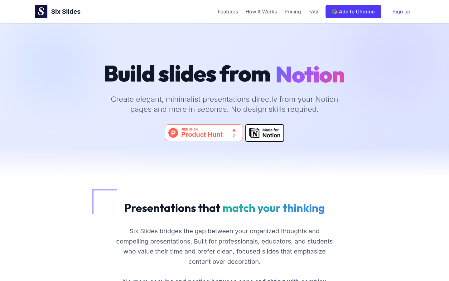 Six Slides