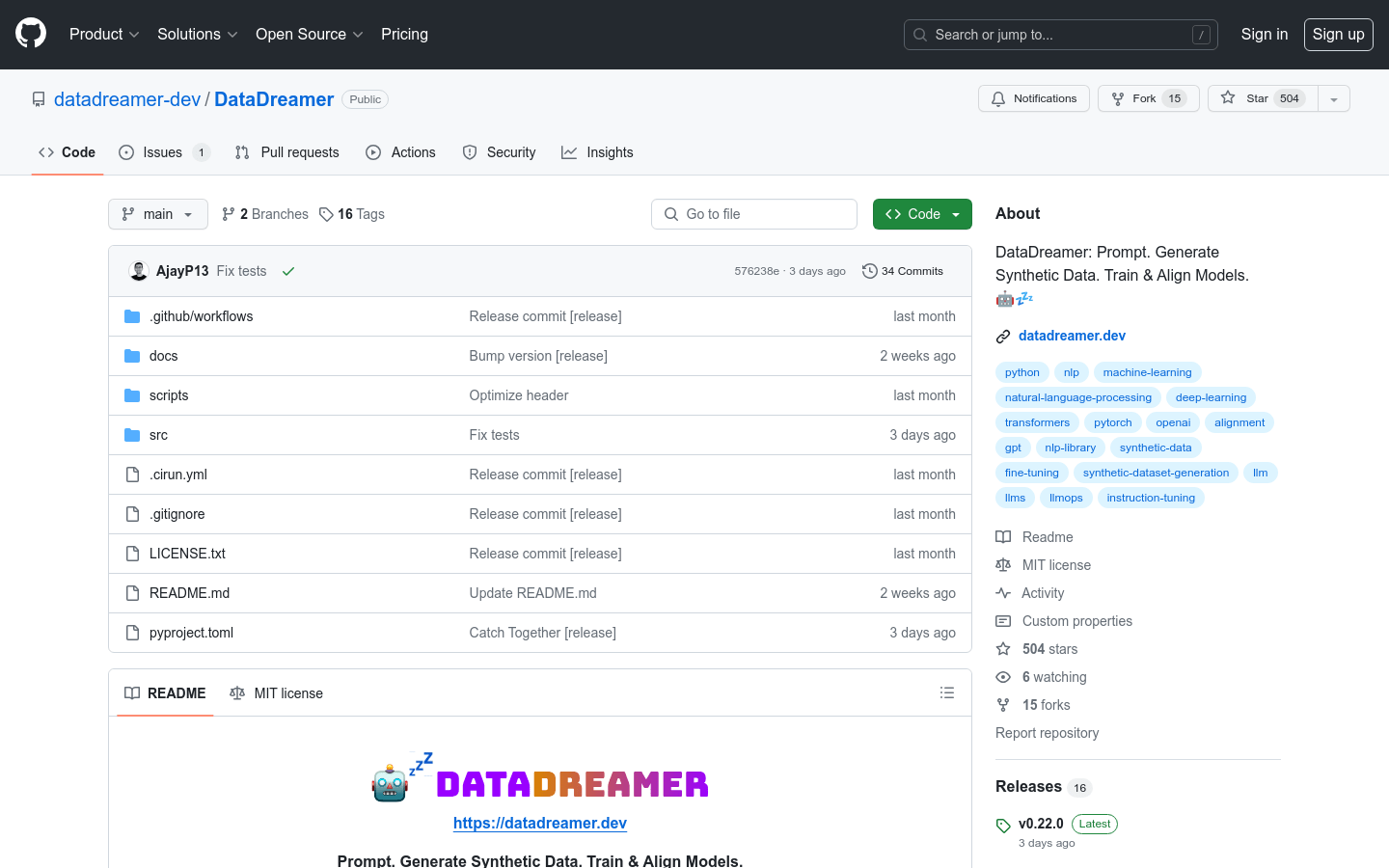 Datadreamer