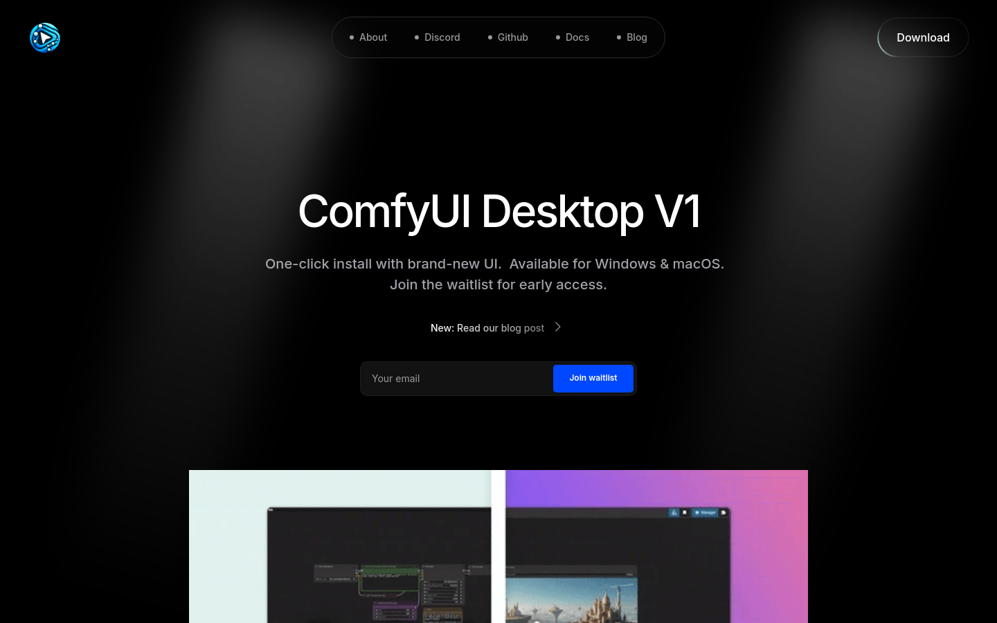 Comfyui Desktop V1