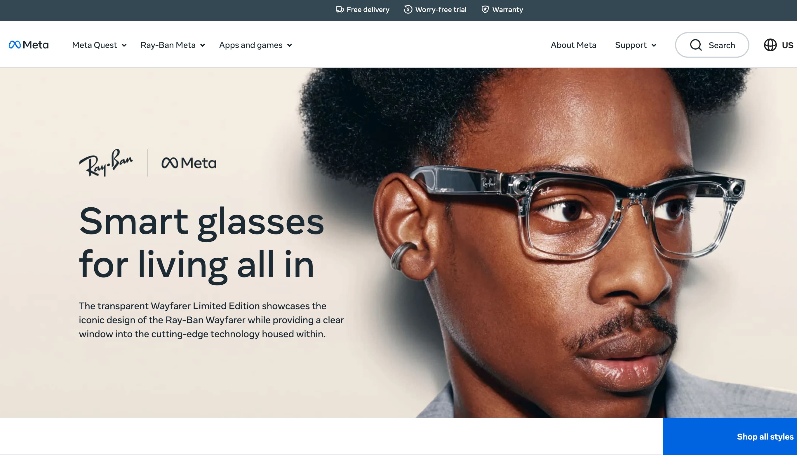 Ray Ban Meta Smart Glasses