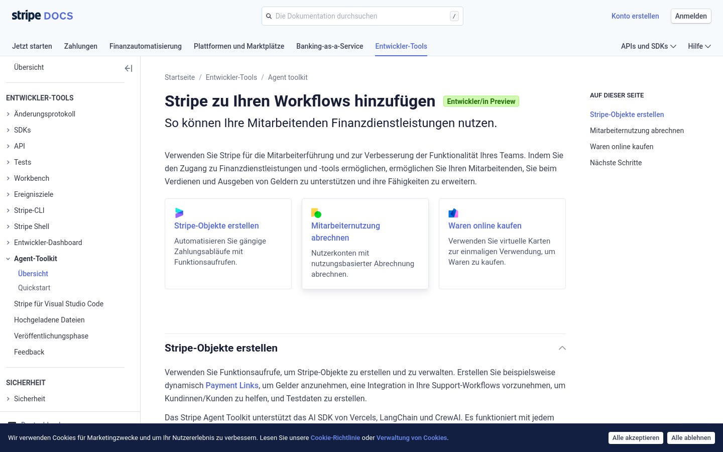 Stripe Agent Toolkit