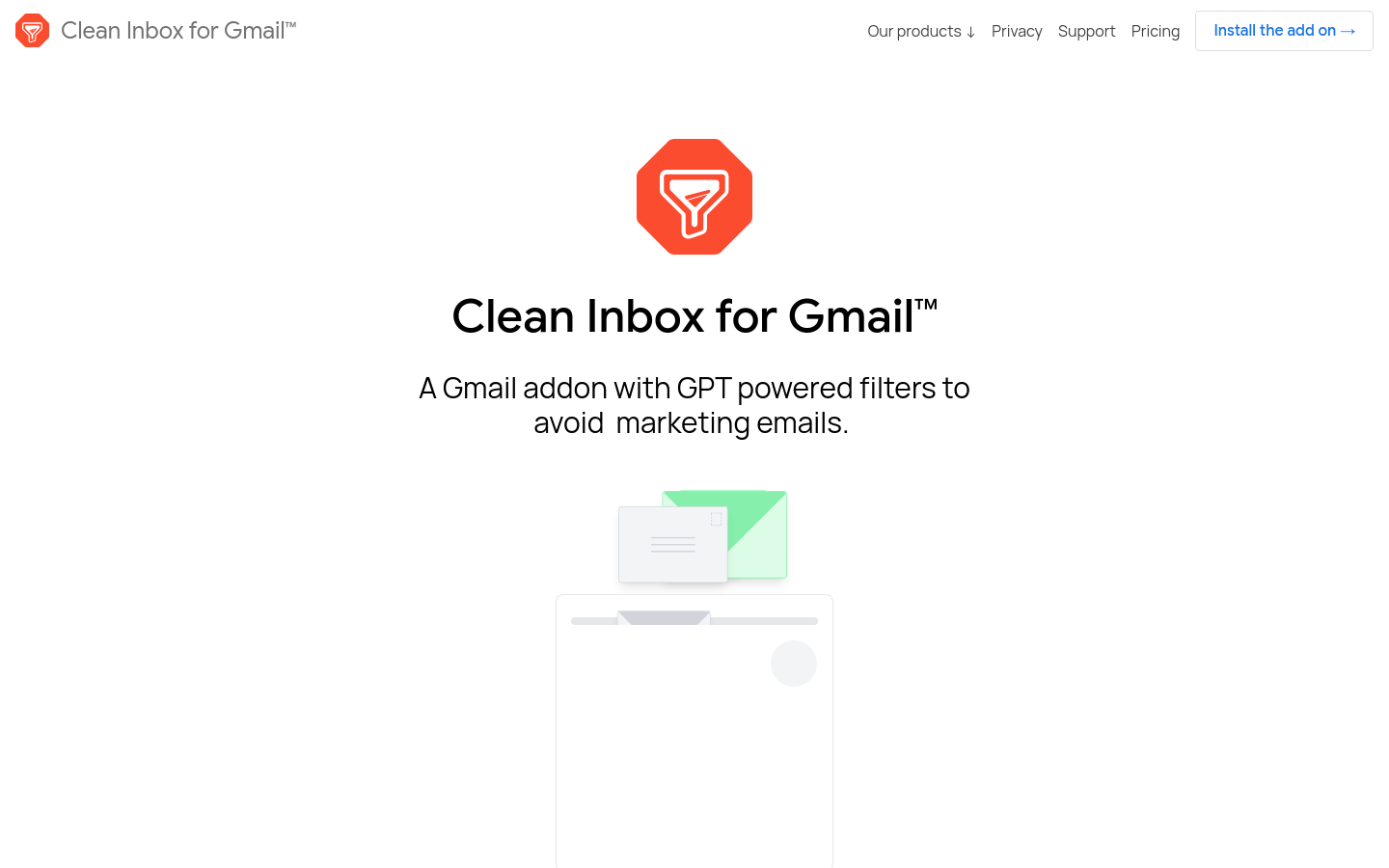 Clean Inbox For Gmail