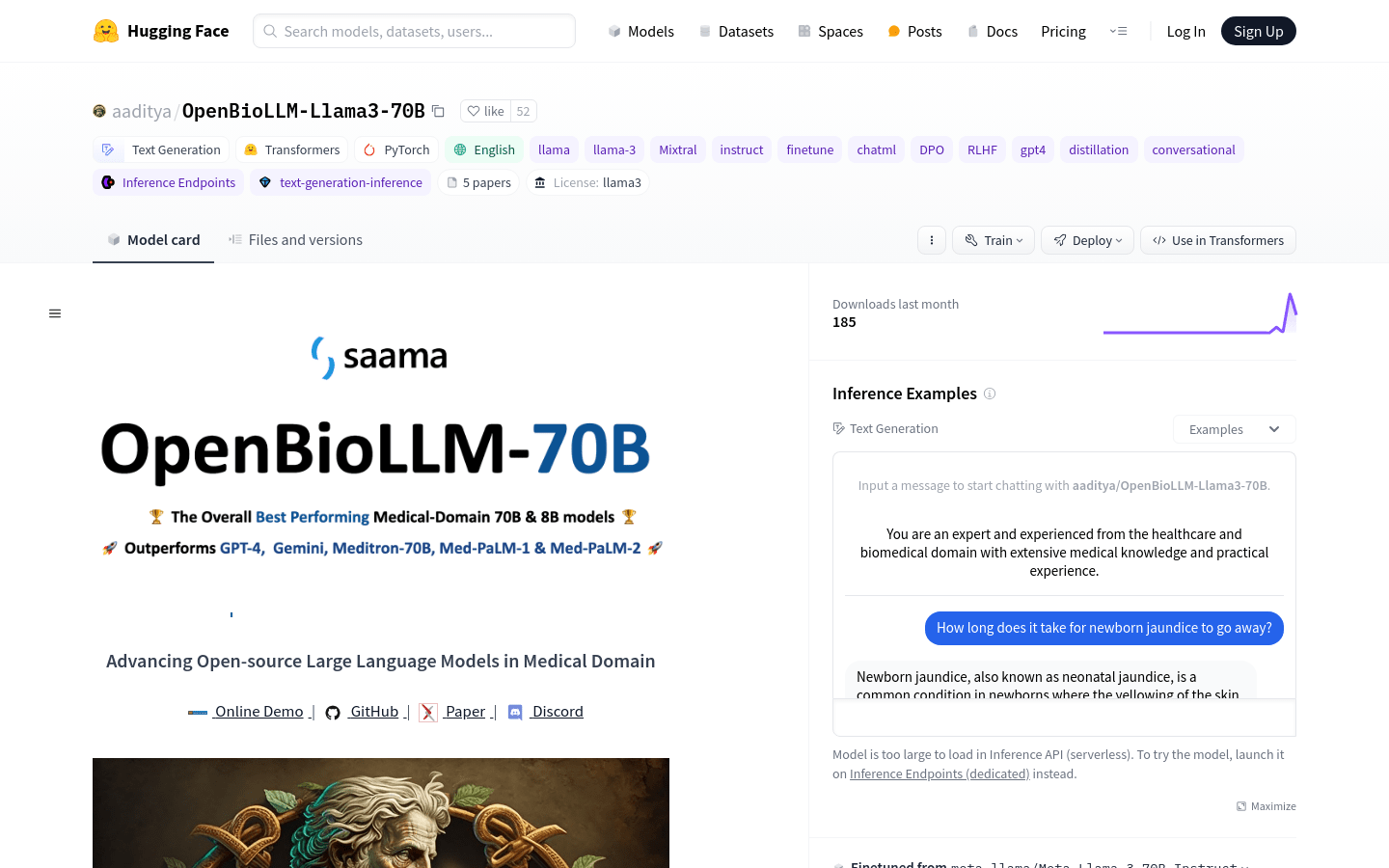 Openbiollm 70B
