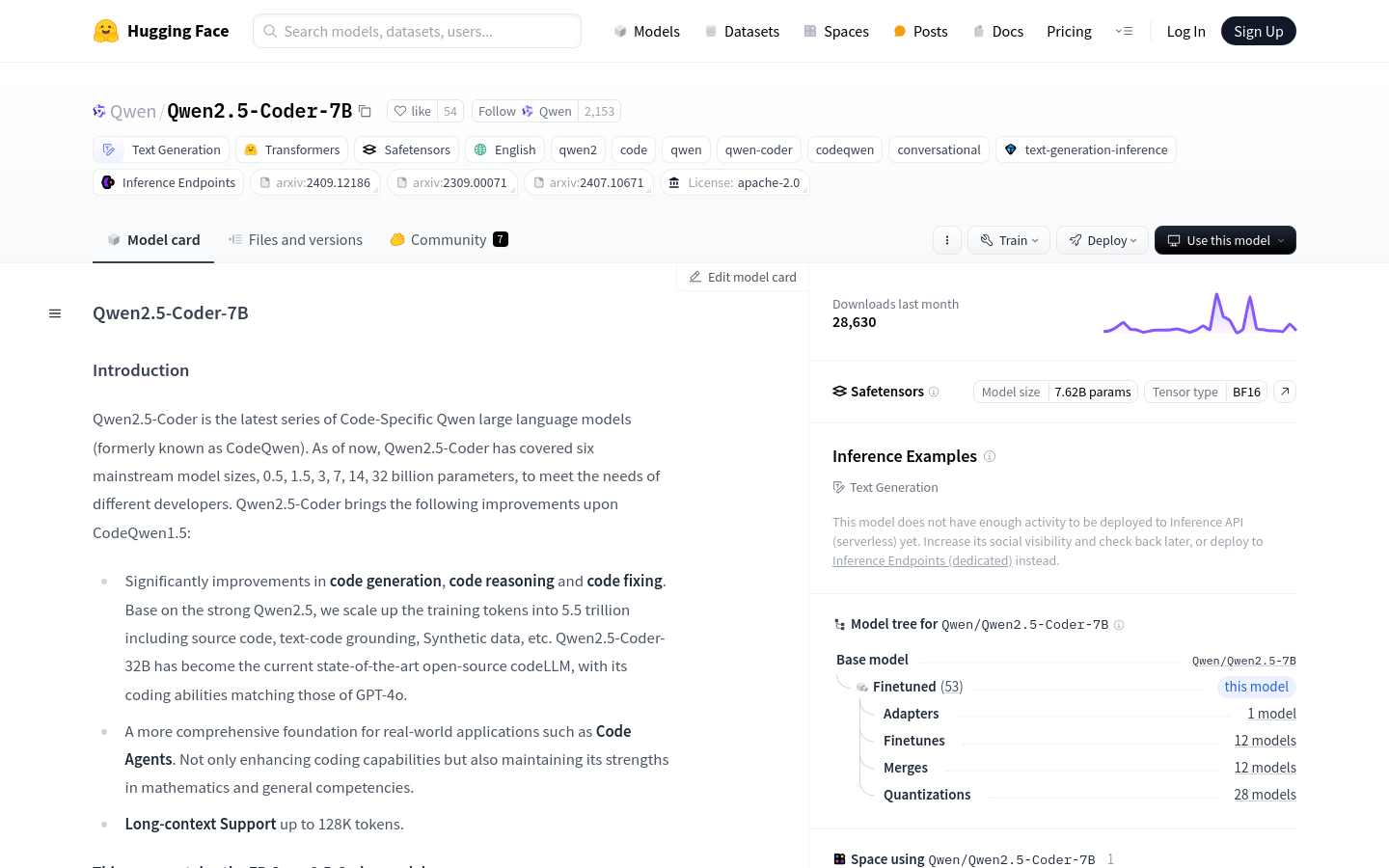 Qwen2.5 Coder 7B