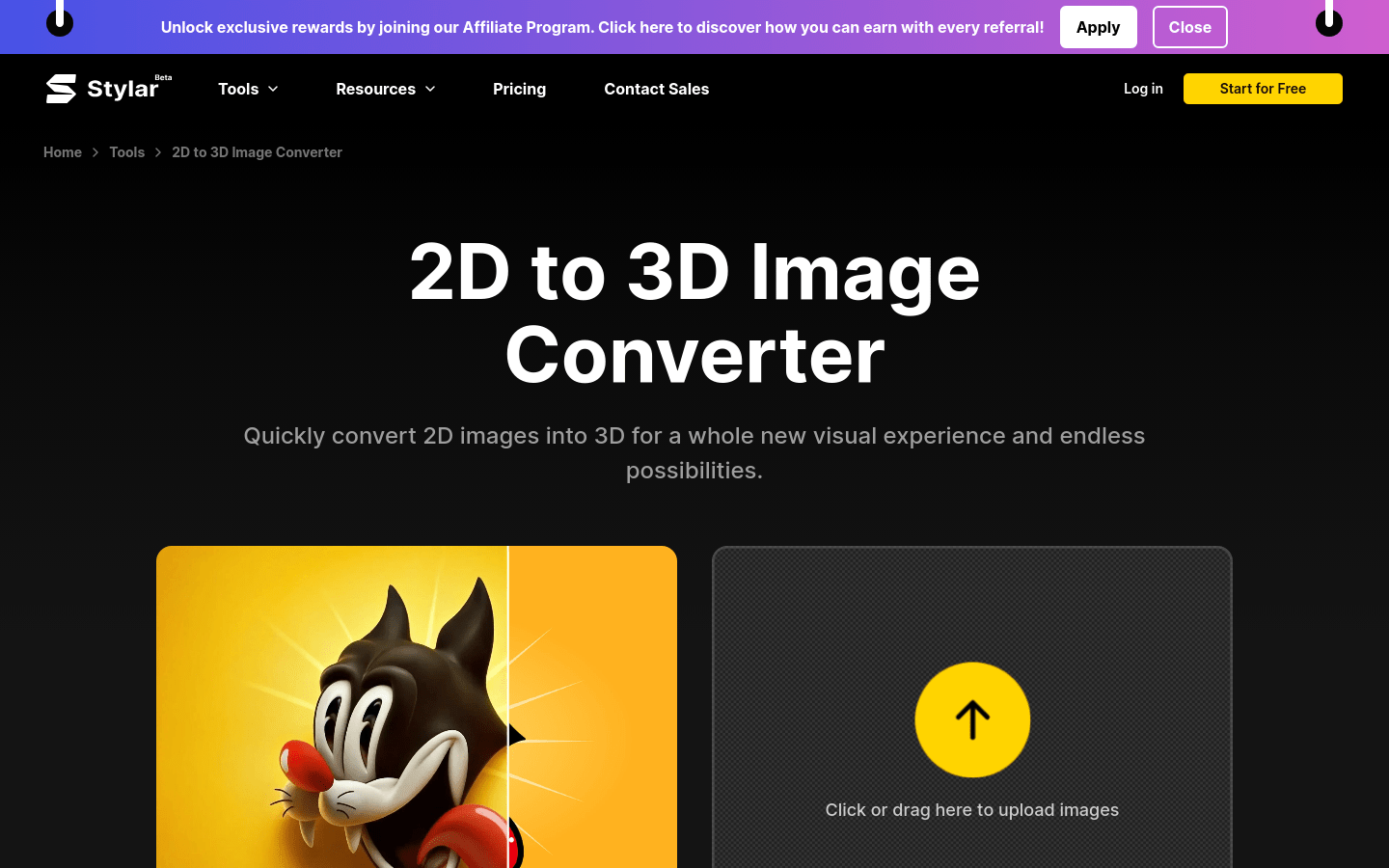 2D To 3D Image Converter