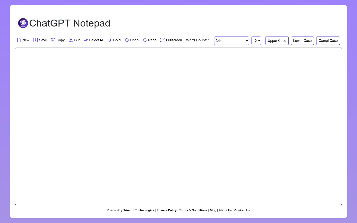 Chatgpt Notepad