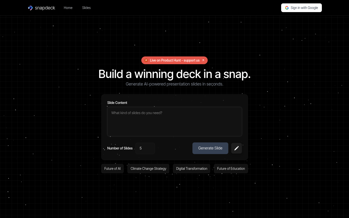 Snapdeck