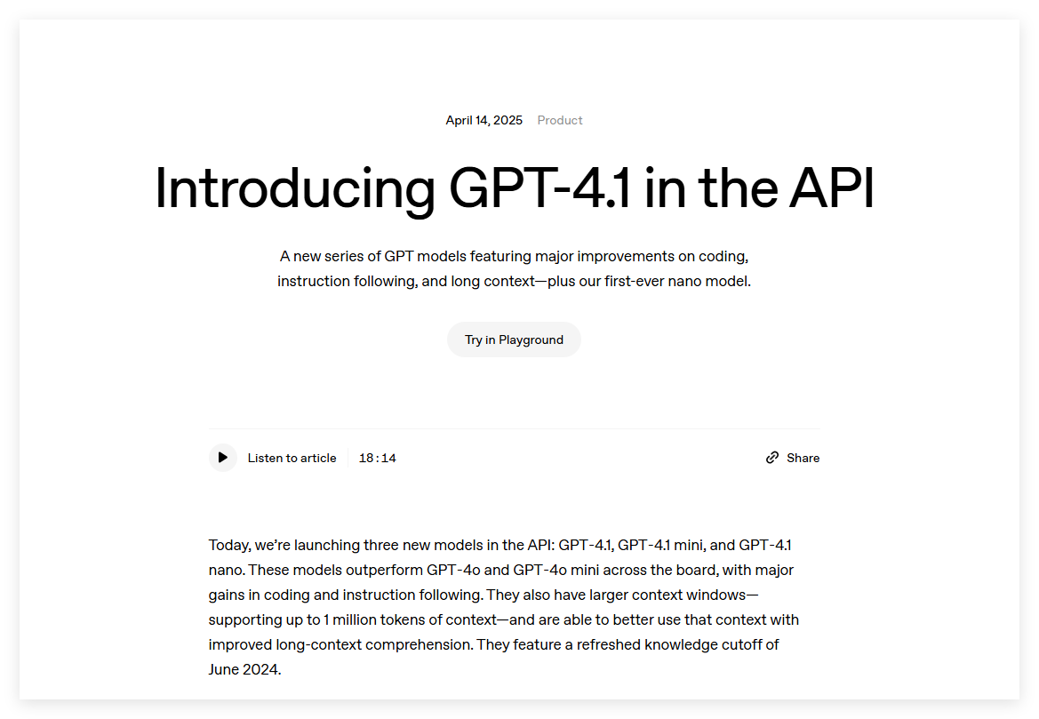GPT 4.1