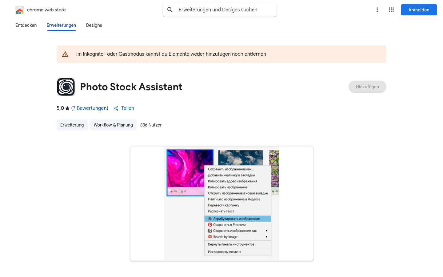 Photo Stock Assistant