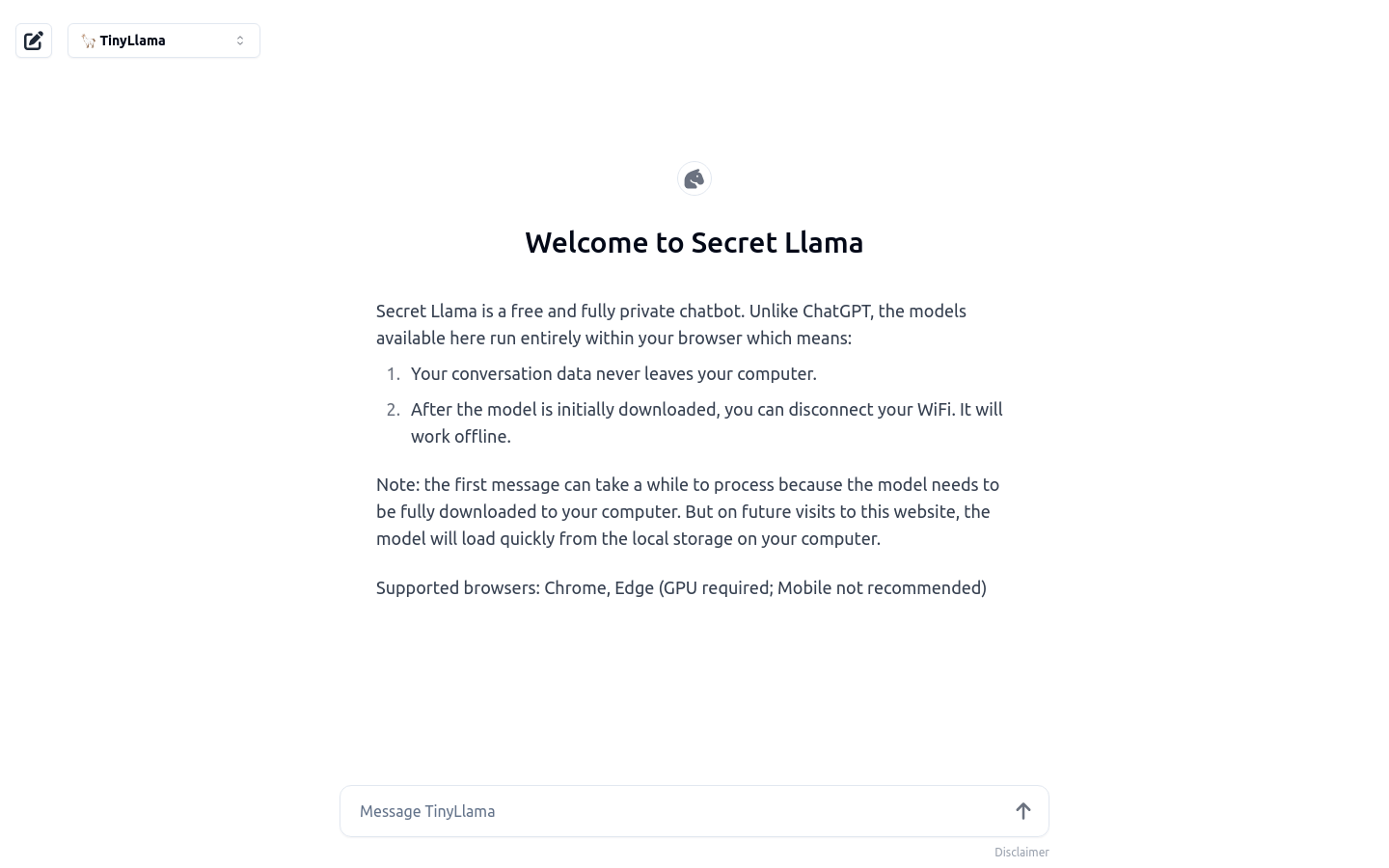 Secret Llama