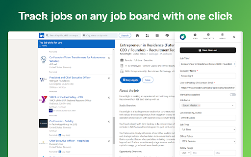 Prentus | Job Tracker, AI Networking, & Application Helper
