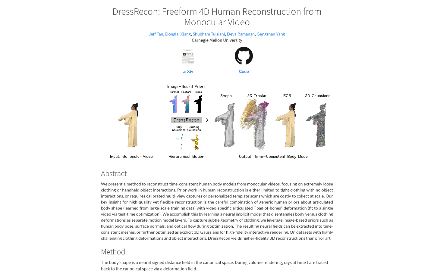 Dressrecon