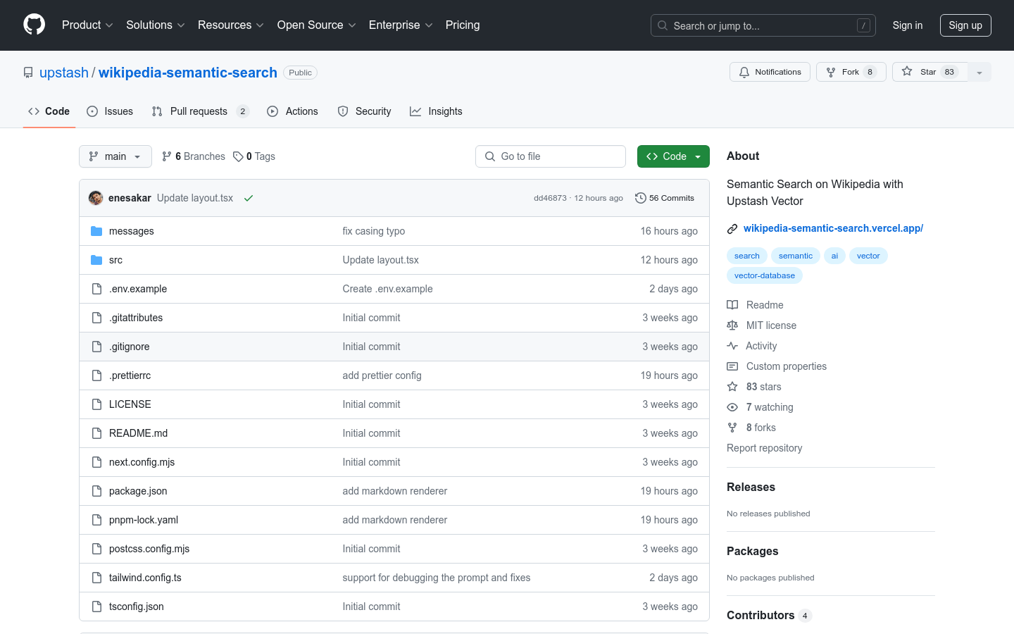 Semantic Search On Wikipedia With Upstash Vector