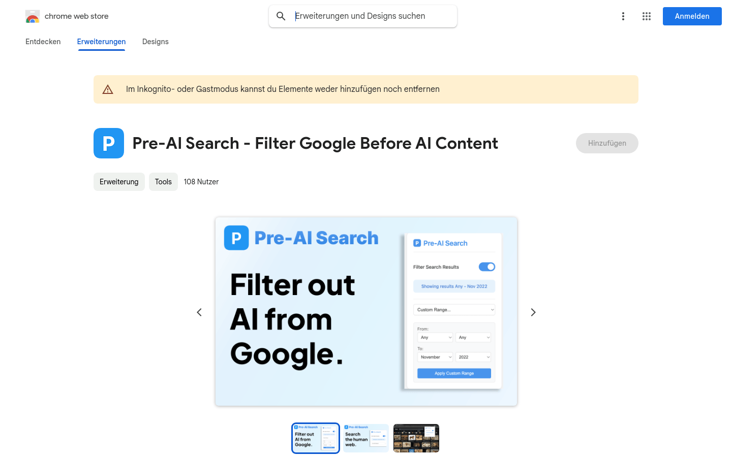 Pre AI Search