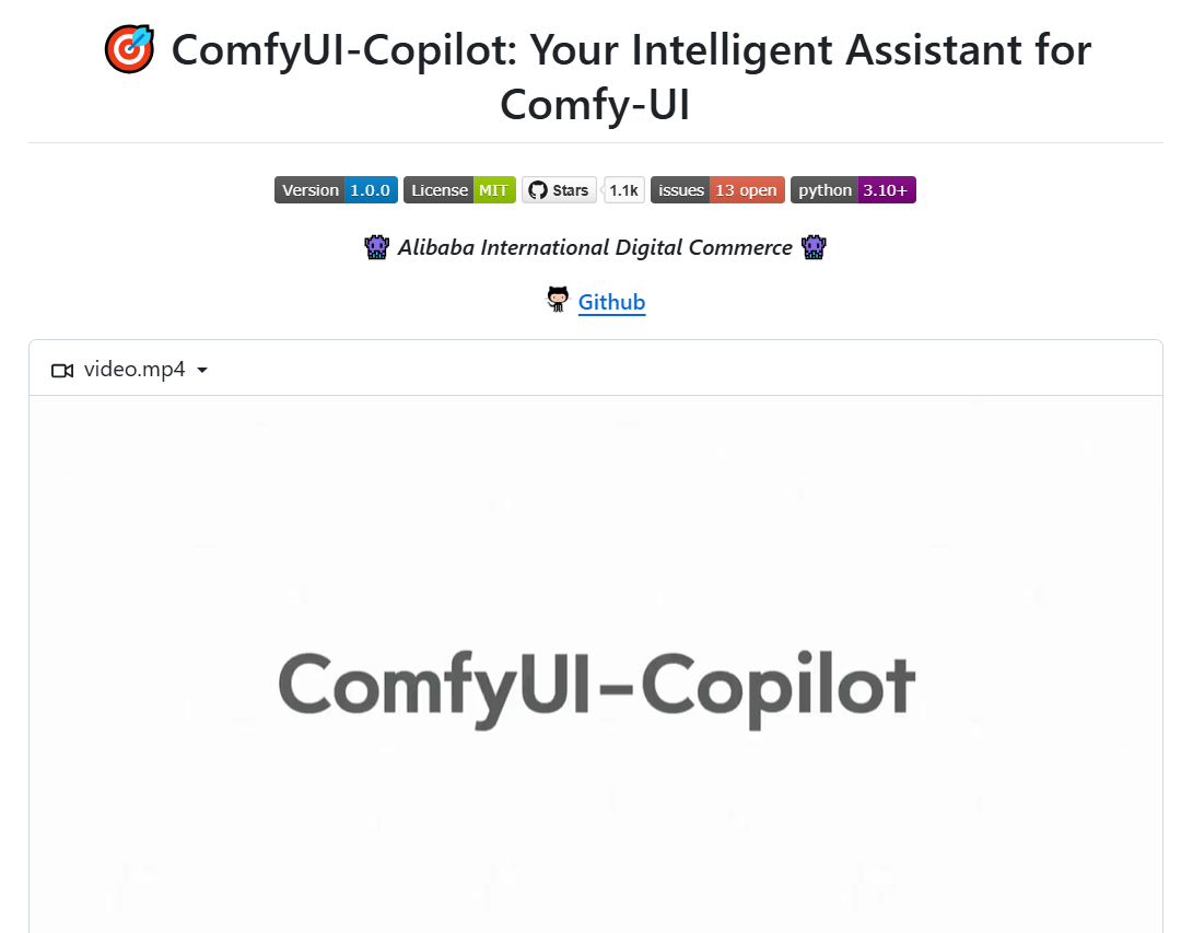 Comfyui Copilot