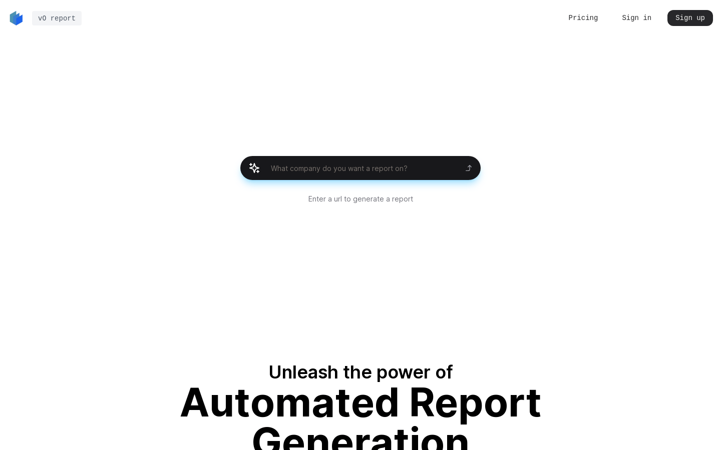 V0 Report