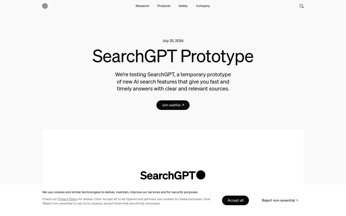 Searchgpt