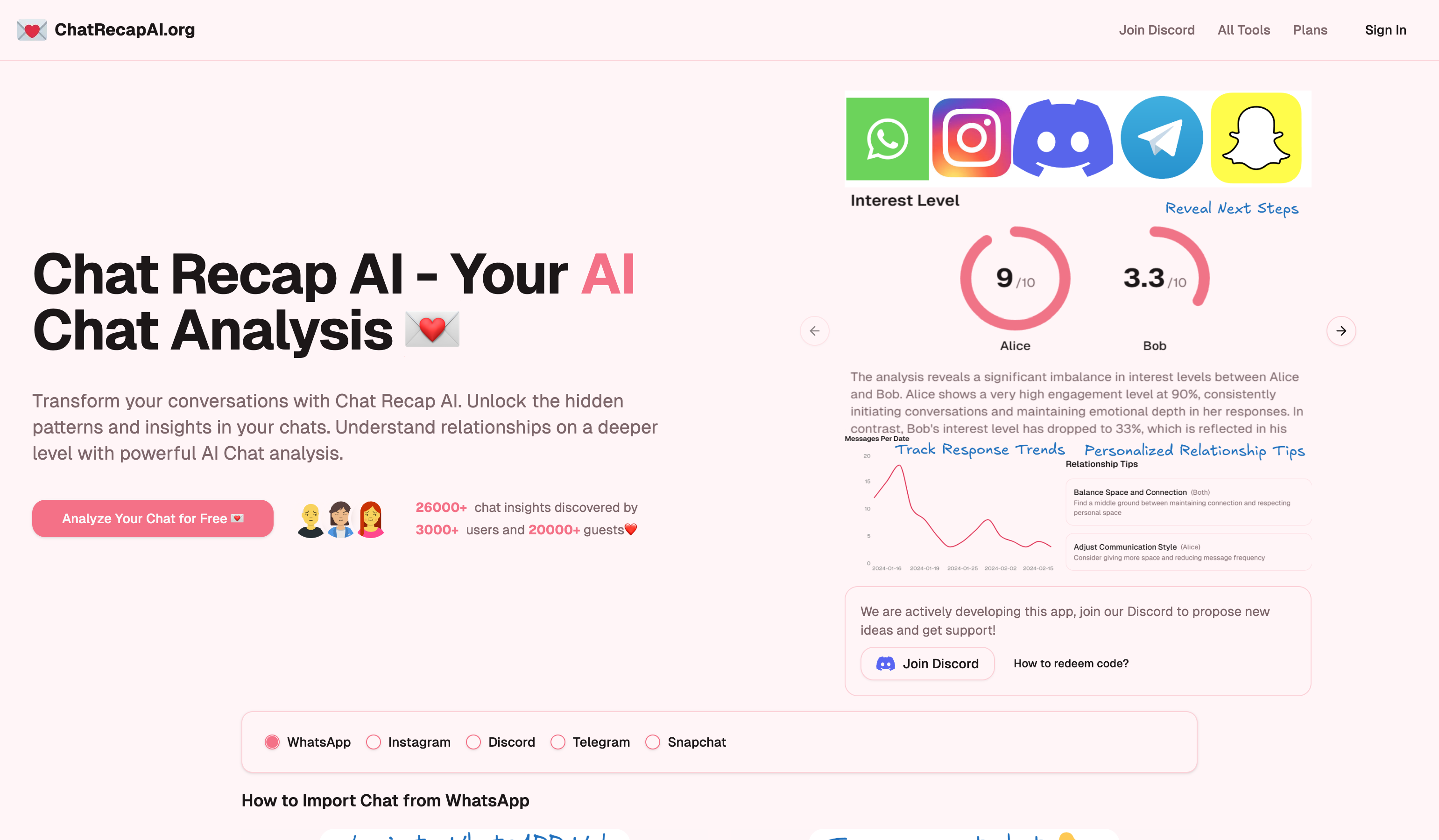 Chat Recap AI