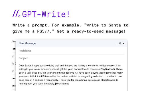 GPT Write!