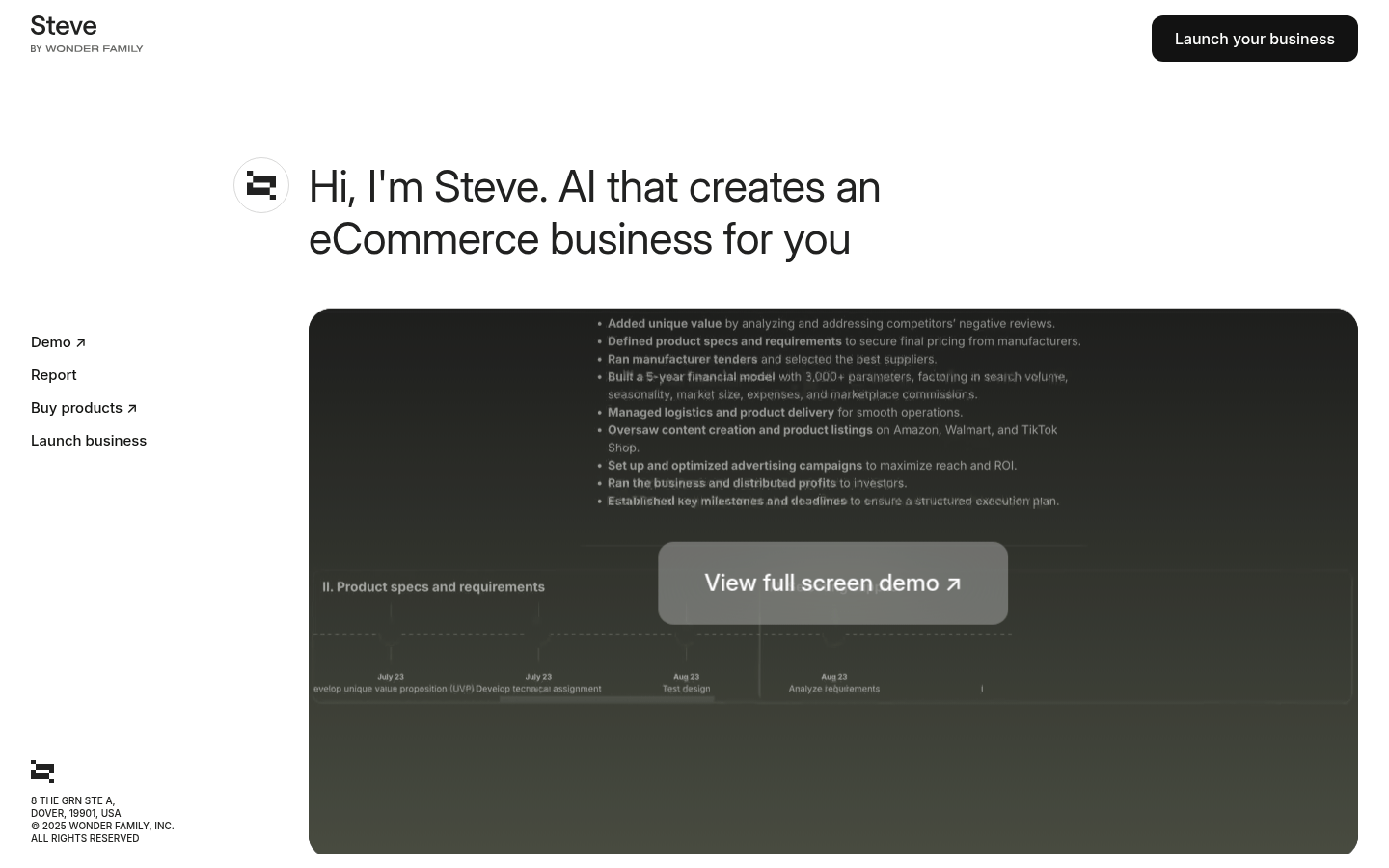 Steve By Wonder Family