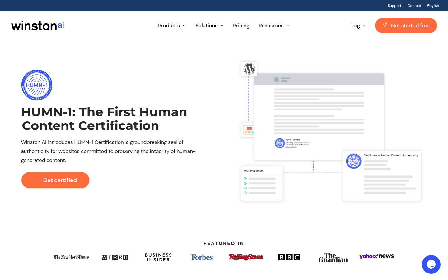 HUMN 1 Certification