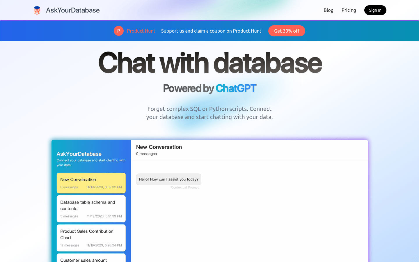 Askyourdatabase