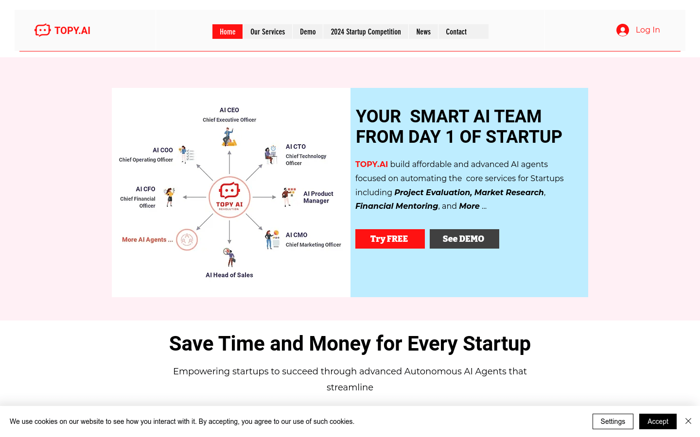 Startup AI Hub By TOPY.AI