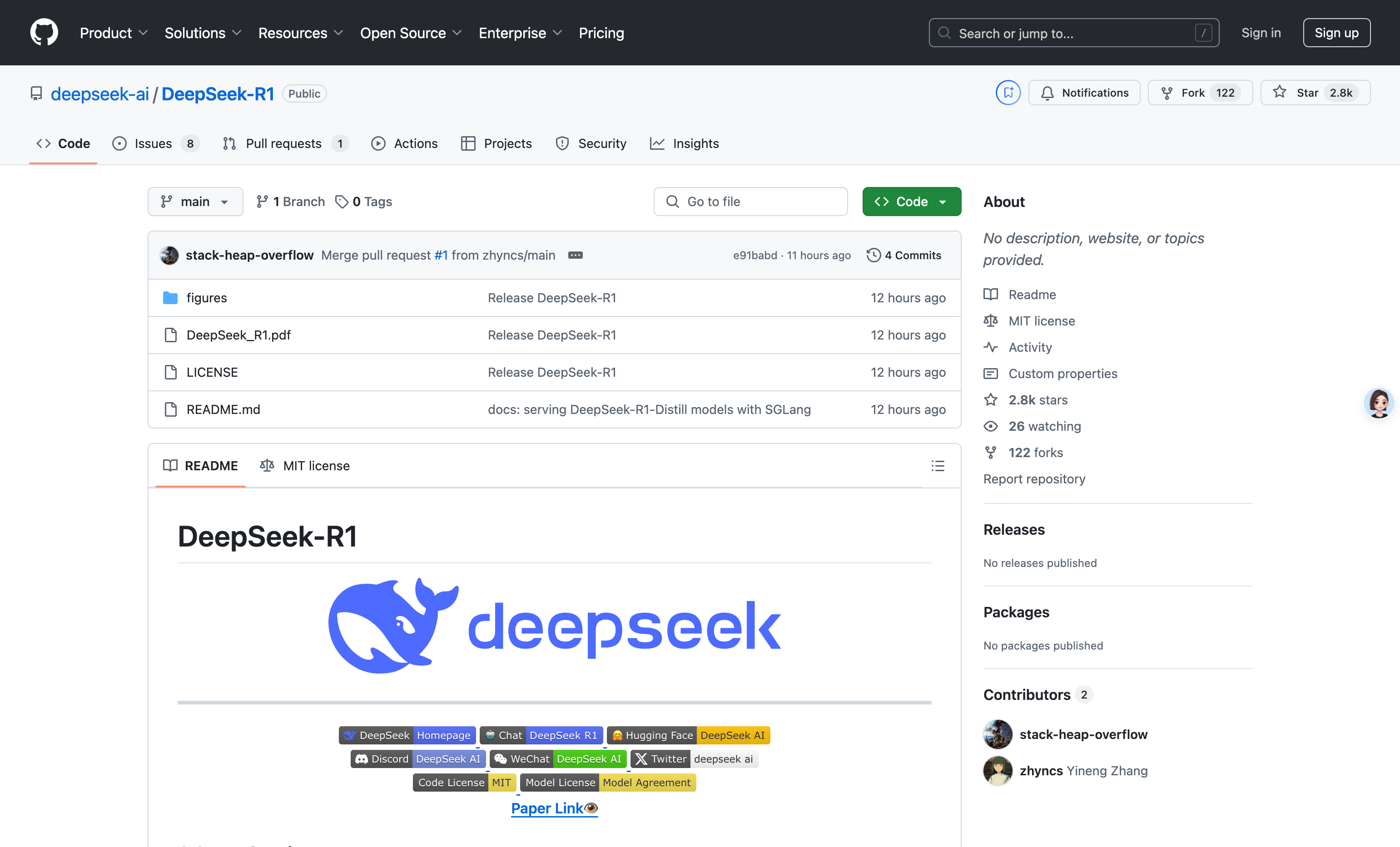 Deepseek R1