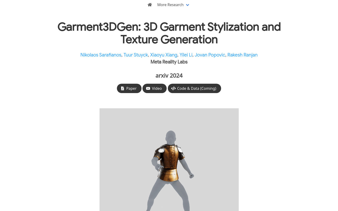 Garment3dgen