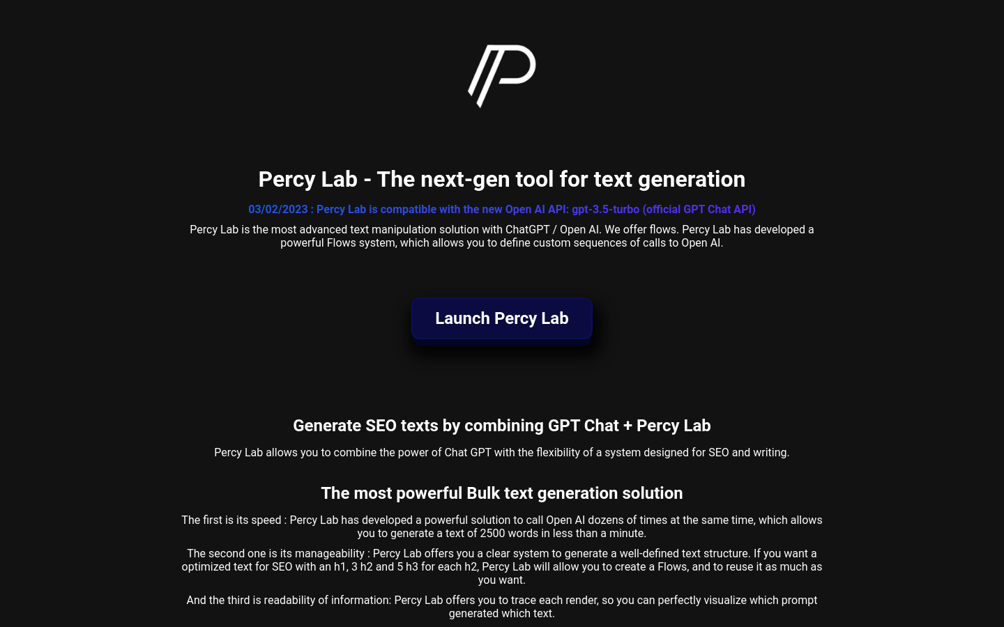 Percy Lab