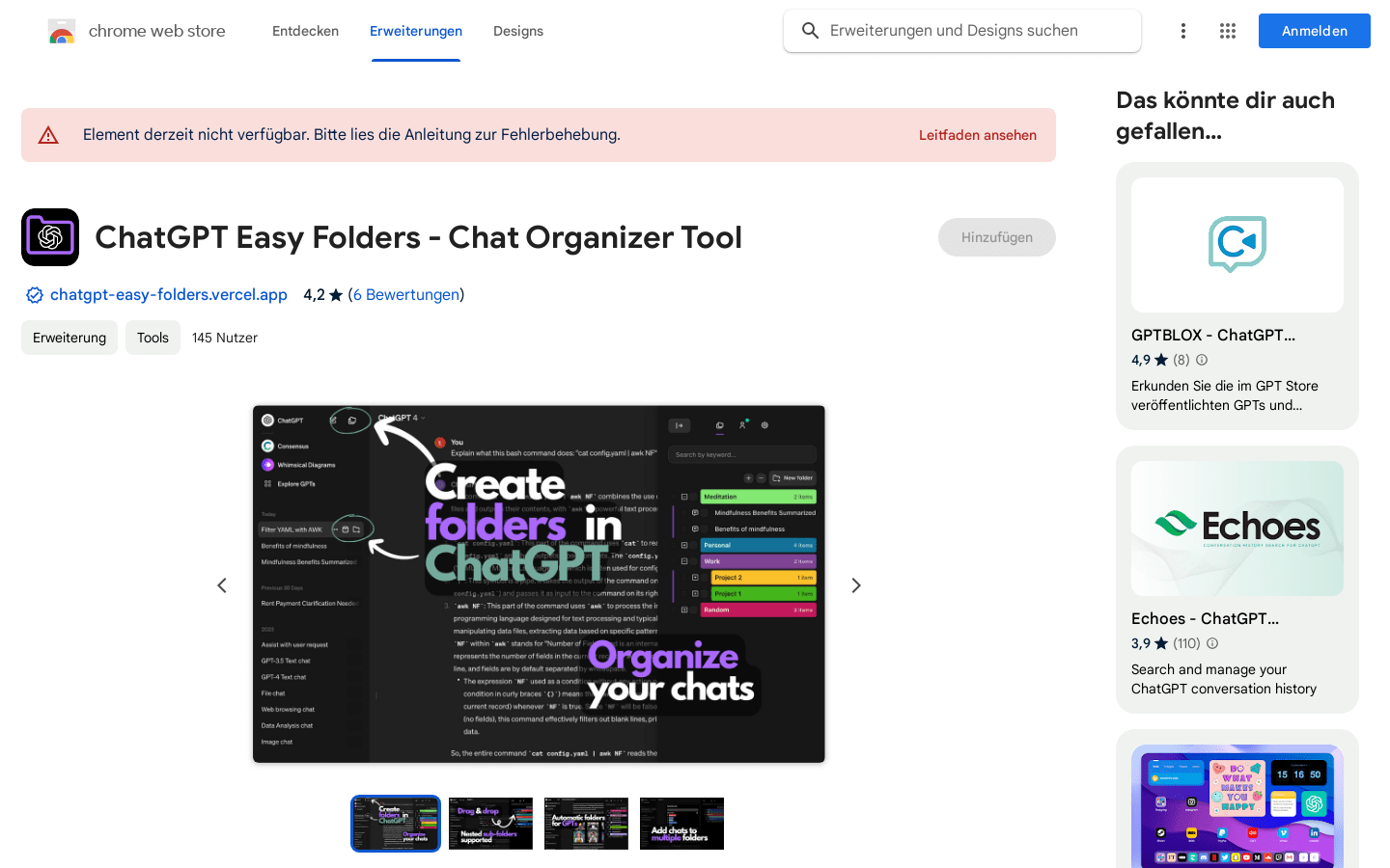 Chatgpt Easy Folders
