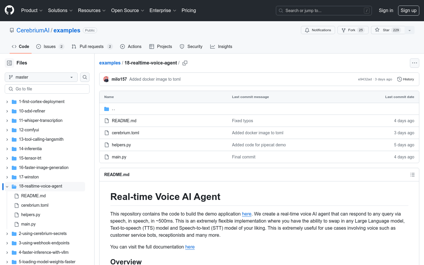 Real Time Voice AI Agent