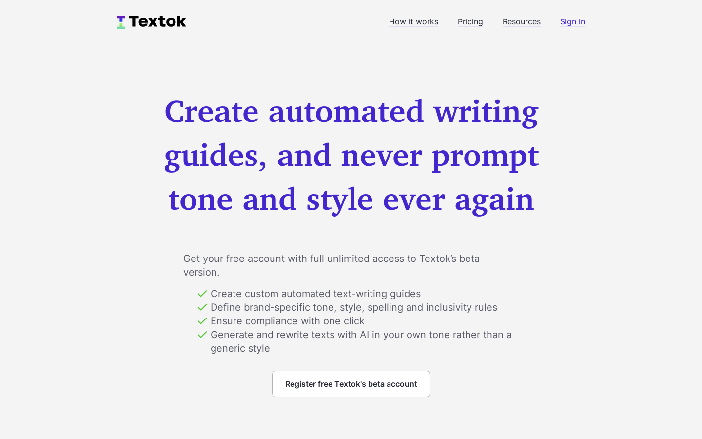 Textok