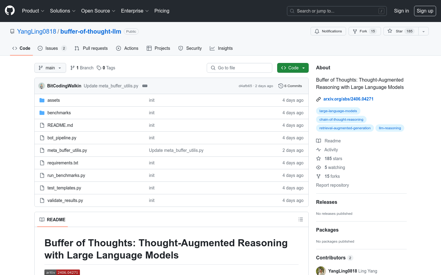 Buffer Of Thoughts