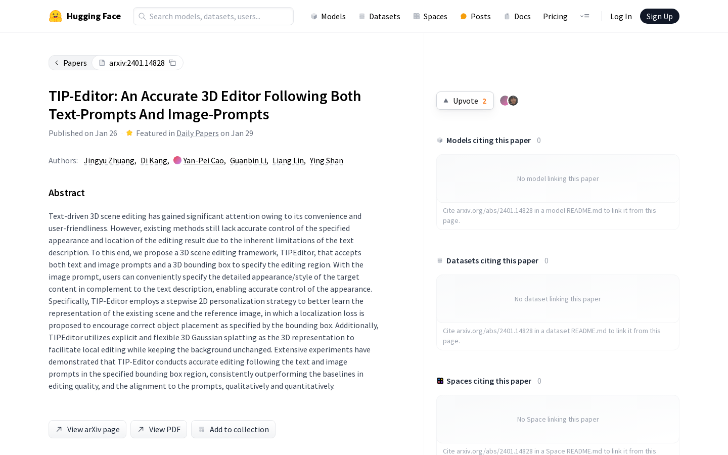 TIP Editor