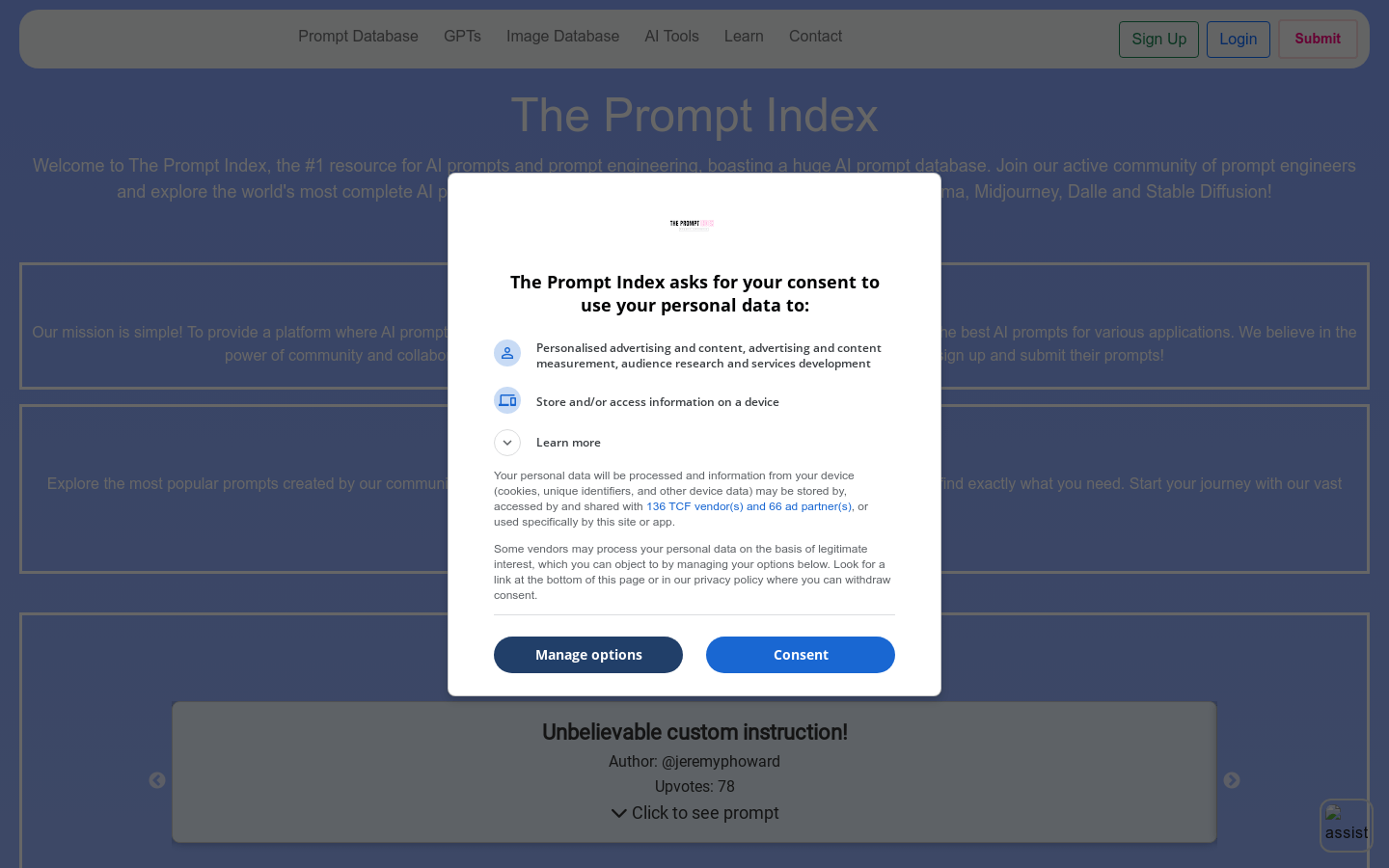 The Prompt Index